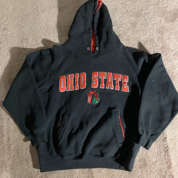 Vintage Ohio State Embroidered Hoodie‎ - Picture 1 of 4